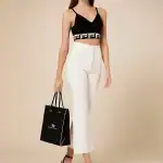 Logoed band top