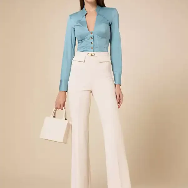 Bustier cut shirt