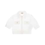 SHIRT WITH EMBROIDERED INSERTS