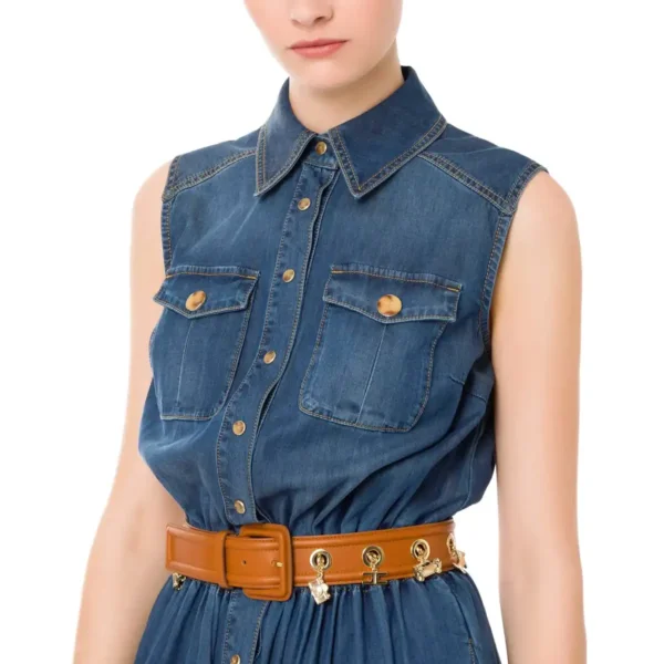 HIGH WAIST BELT WITH CHARM MIX