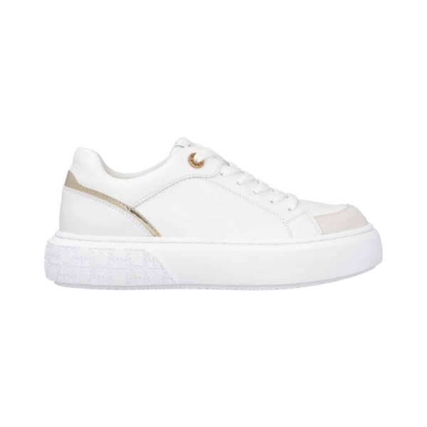 YOKO 02 - SNEAKER CALF LEATHER/MIRROR WHITE/PLATINUM