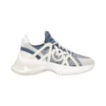ARIEL 01 - SNEAKER DENIM/COW SUEDE WHITE/DENIM