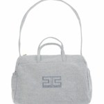 MUM BAG WITH LIGHT BLUE EMBROIDERY