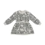 ABITO TRICOT JACQUARD LETTERING BUR