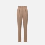 Cool wool trousers with darts