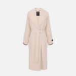 Knit wrap coat