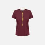 Jersey T-shirt with necklace
