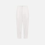Crêpe trousers with darts