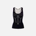 Top with corset design