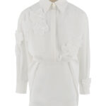 ABITO CON EFFETTO CAMICIA CON RICAM