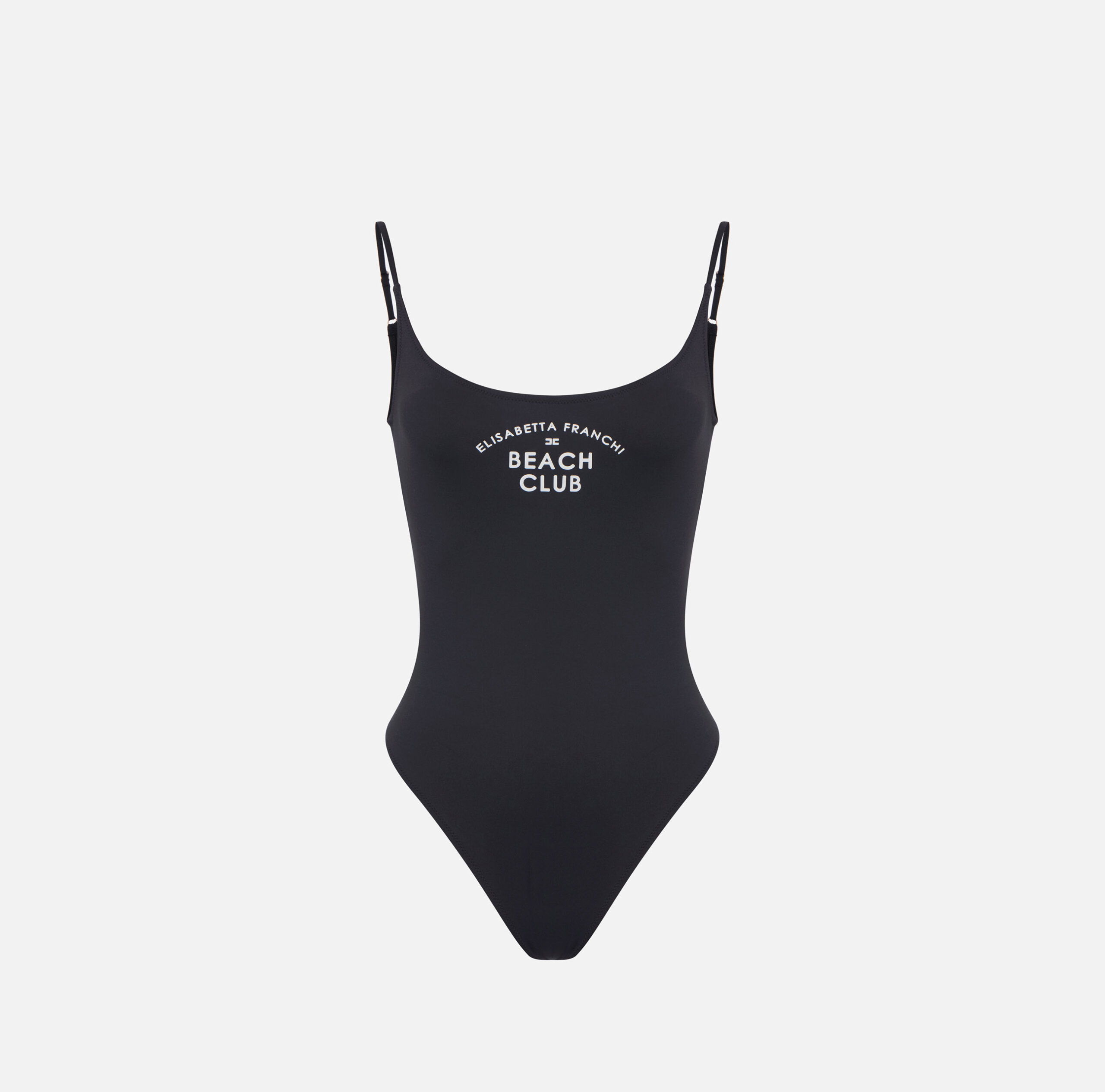 Lycra swimsuit with printed logo