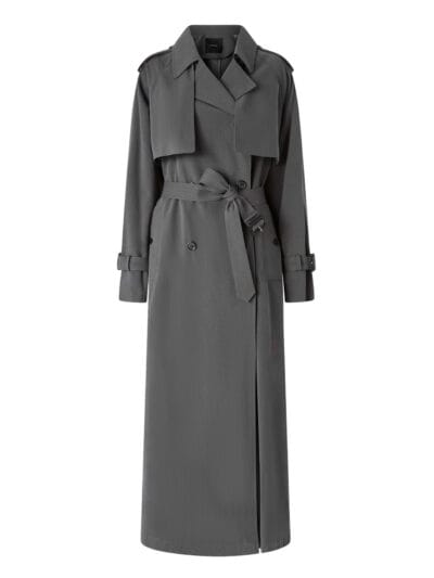 TOFFEE TRENCH COTONE DELAVE