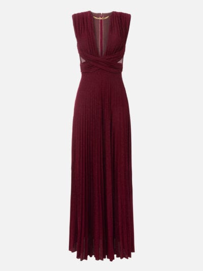 Red Carpet lurex jersey dress