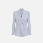 Cool wool jacket with enamelled buttons