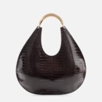 Large hobo bag with jewel handle