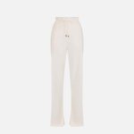 Lightweight crêpe fabric trousers