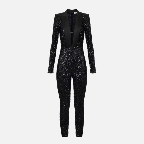 Red Carpet full sequin jumpsuit