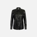 Shirt with crocodile print
