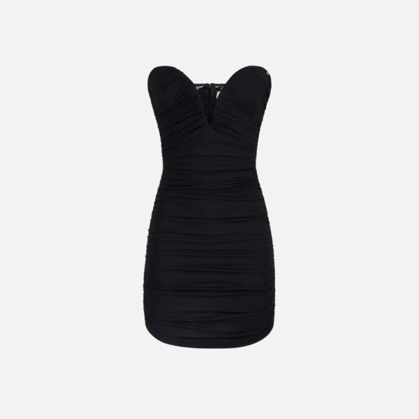 Mini dress in crêpe jersey fabric