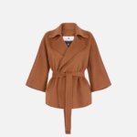 Coat in wool cloth