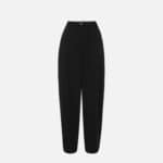 Lightweight crêpe fabric trousers