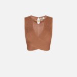 Knit top with jewel detail