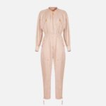 Jumpsuit in voile fabric