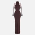 Red Carpet dress with sheer details