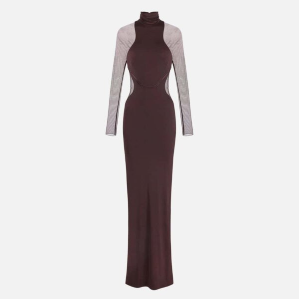 Red Carpet dress with sheer details