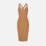 Knit 3D pencil dress