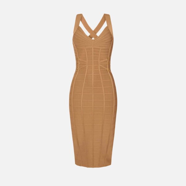 Knit 3D pencil dress