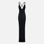 Dress in knit fabric