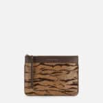 Pouch with tiger print