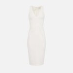 Dress in lightweight crêpe fabric