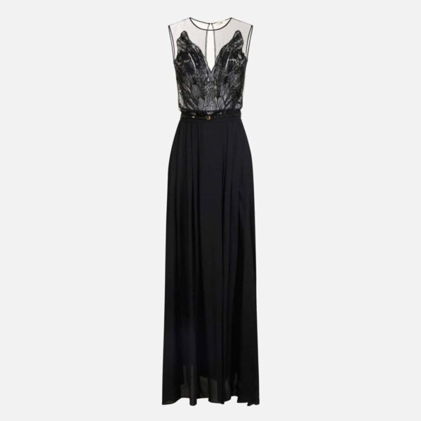 Red Carpet tulle and georgette dress