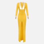 Red Carpet dress in cupro jersey fabric