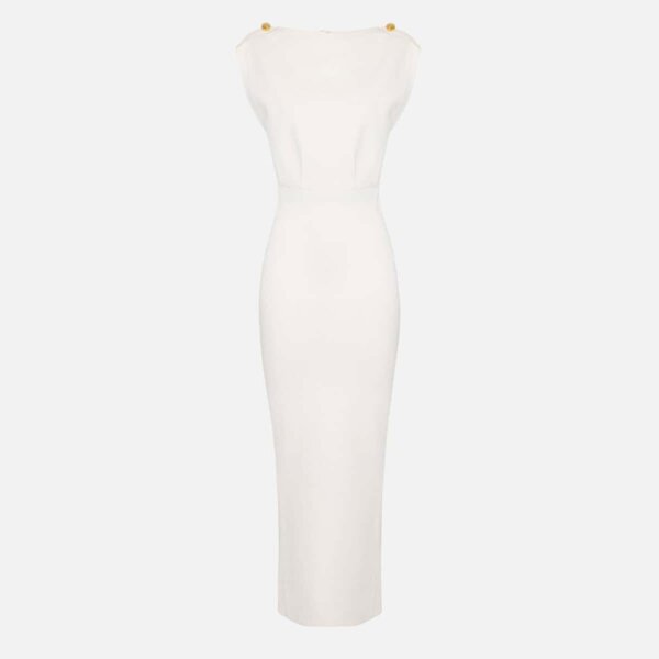 Red Carpet full Milano stitch knit dress