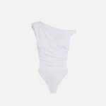 Bodysuit in jersey fabric with jewel shoulder detail