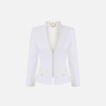 Bouclé tweed jacket