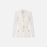 Full Milano stitch knit jacket