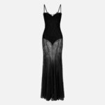 Red Carpet dress in floral lace