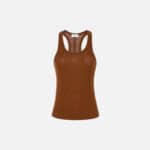 Tank top in lightweight jersey fabric with embroidered logo