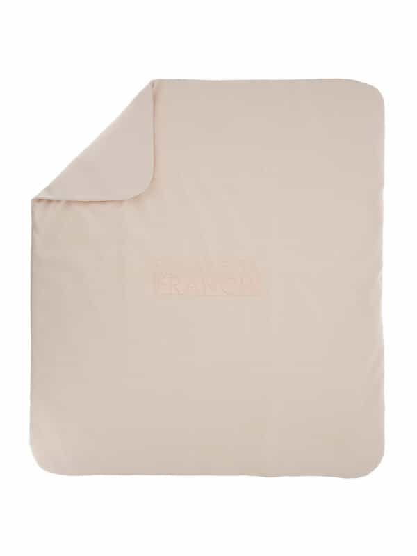 COPERTA IN JERSEY CON RICAMO LOGO A