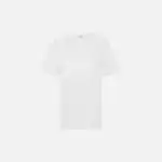 Jersey T-shirt with embossed logo