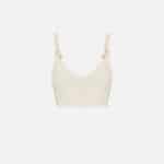 Top in 3D knit fabric