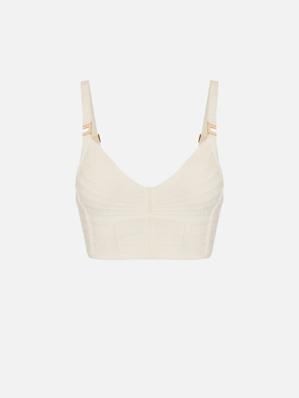 Top in 3D knit fabric