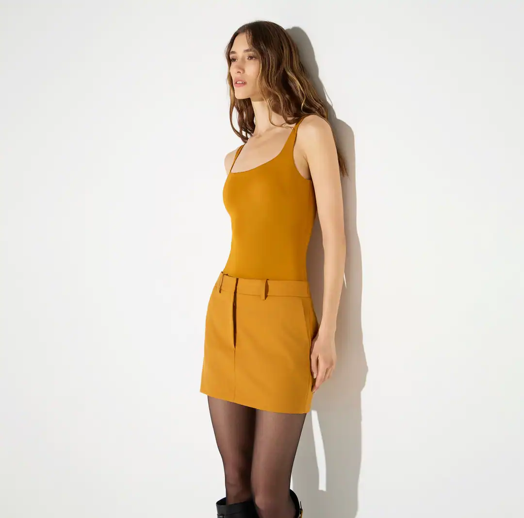 BO03966E2_940_1_D Bodysuit in lightweight crêpe jersey fabric - Image 1