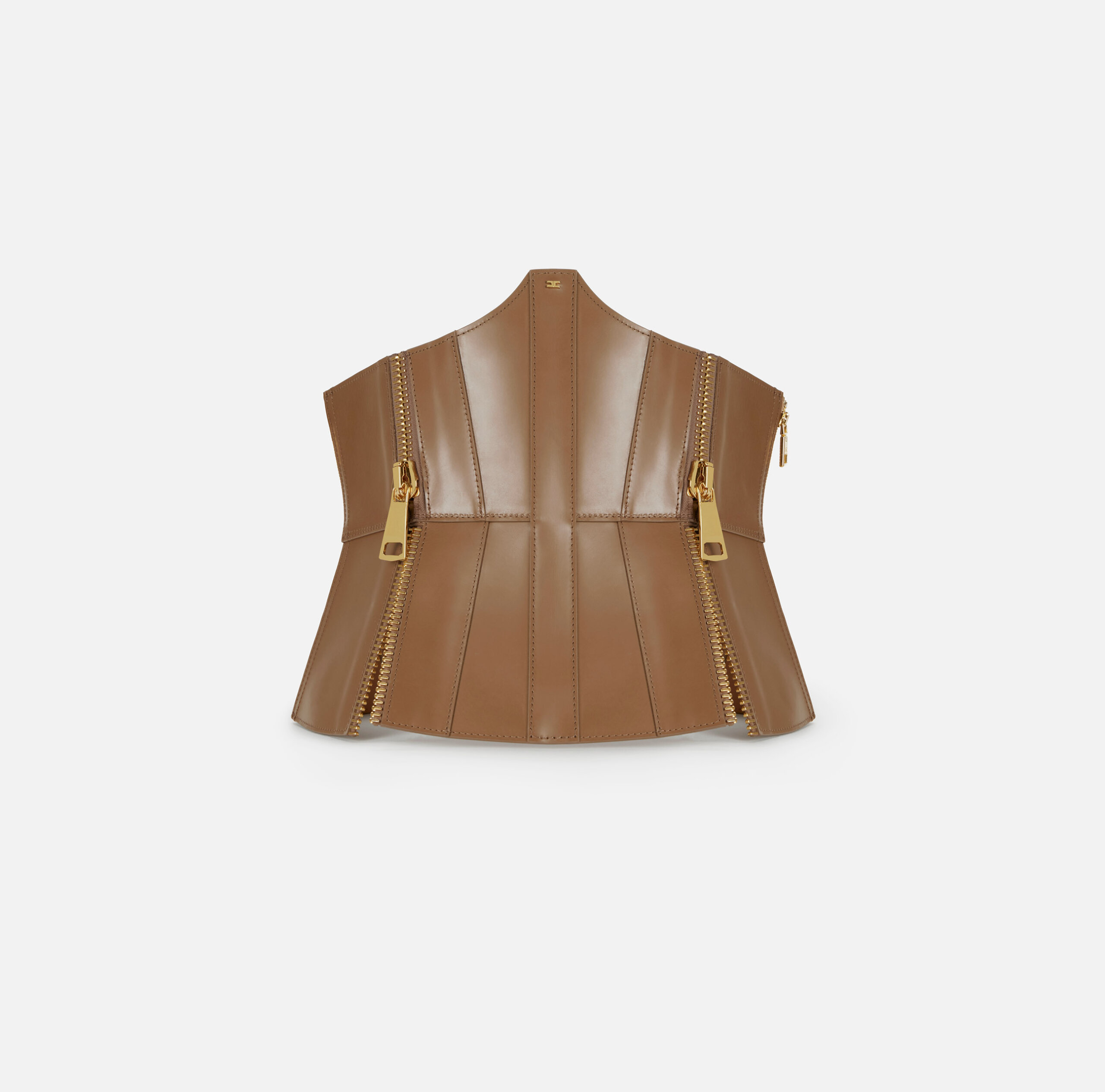 Bustier belt with zip