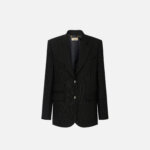 Pinstriped jacket in cool wool fabric