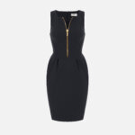 Dress in technical fabric with zip